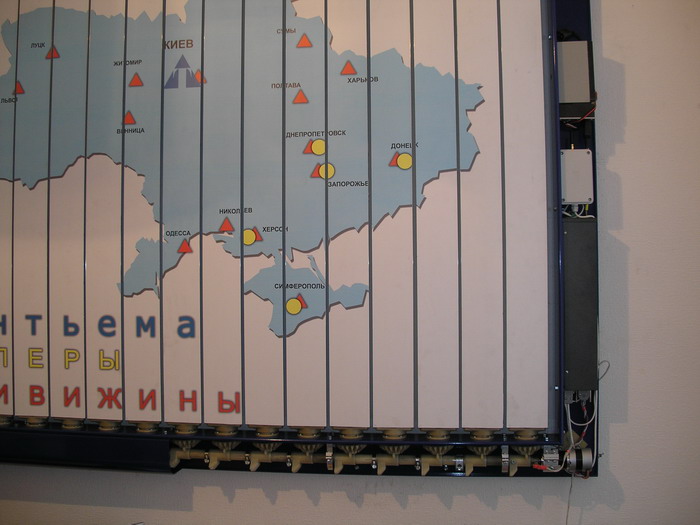 GSM сигнализация OKO в рекламном щите